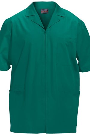 Men's Zip Front Jacket in Hunter Green