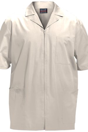 Men's Zip Front Jacket in Khaki