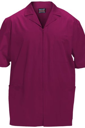 Men's Zip Front Jacket in Wine