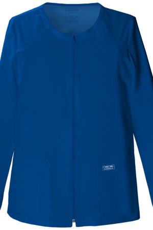 Zip Front Jacket in Galaxy Blue