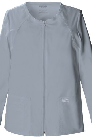 Zip Front Jacket in Grey