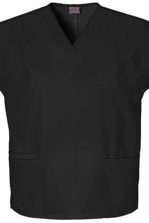 V-Neck Top in Black