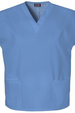 V-Neck Top in Ciel