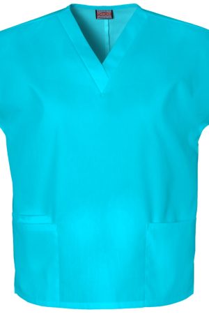 V-Neck Top in Turquoise