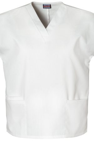V-Neck Top in White