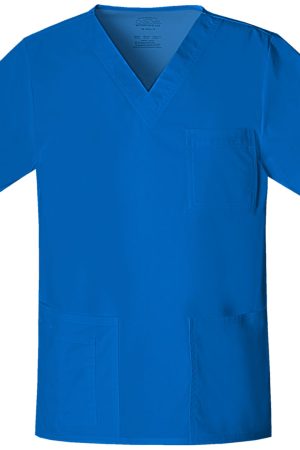 Unisex V-Neck Top in Royal