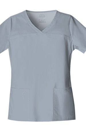 V-Neck Top in Grey