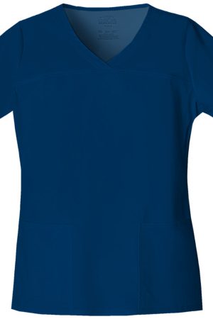 V-Neck Top in Navy