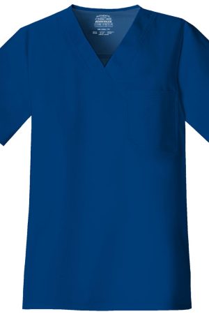 Men's Tuckable V-Neck Top in Galaxy Blue