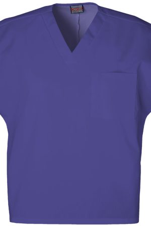 Unisex V-Neck Tunic in Grape