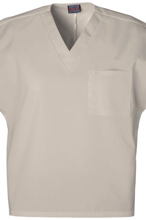Unisex V-Neck Tunic in Khaki