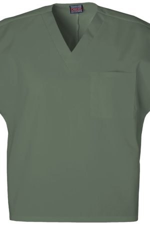 Unisex V-Neck Tunic in Olive