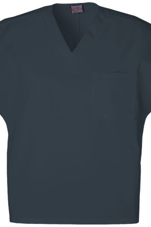 Unisex V-Neck Tunic in Pewter