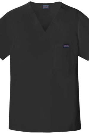Men's  Tuckable V-Neck Top in Black