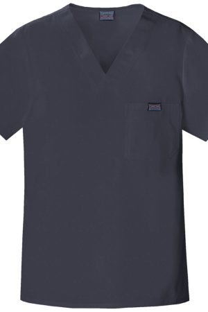 Men's  Tuckable V-Neck Top in Pewter