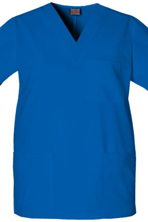 Unisex V-Neck Top in Royal
