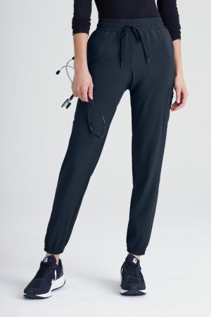 Grey's Anatomy Evolve 6 Pocket Double Cargo Pant in Grey