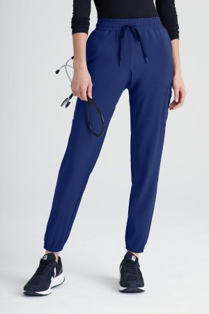 Grey's Anatomy Evolve 6 Pocket Double Cargo Pant in Blue