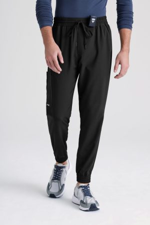 Grey's Anatomy Evolve 5 Pocket Elastic Waistband Jogger in Black